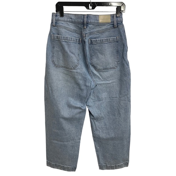 Pistola Turner High Rise Utility Barrel Jean Light Wash Provence Wide Leg 29 - Picture 3 of 5